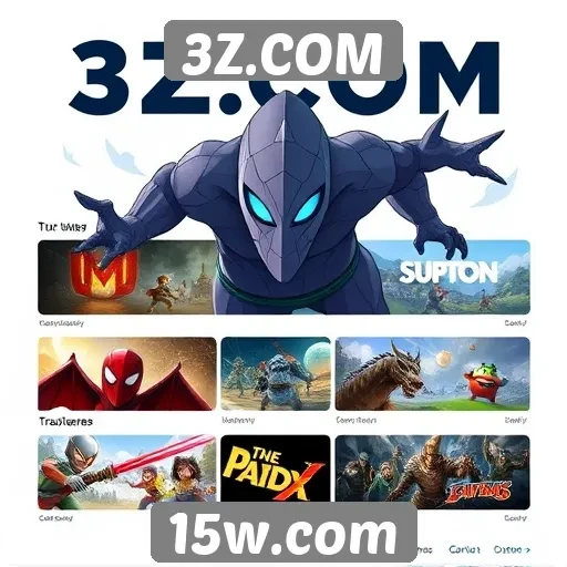 Análise da popularidade dos jogos em 3Z.COM